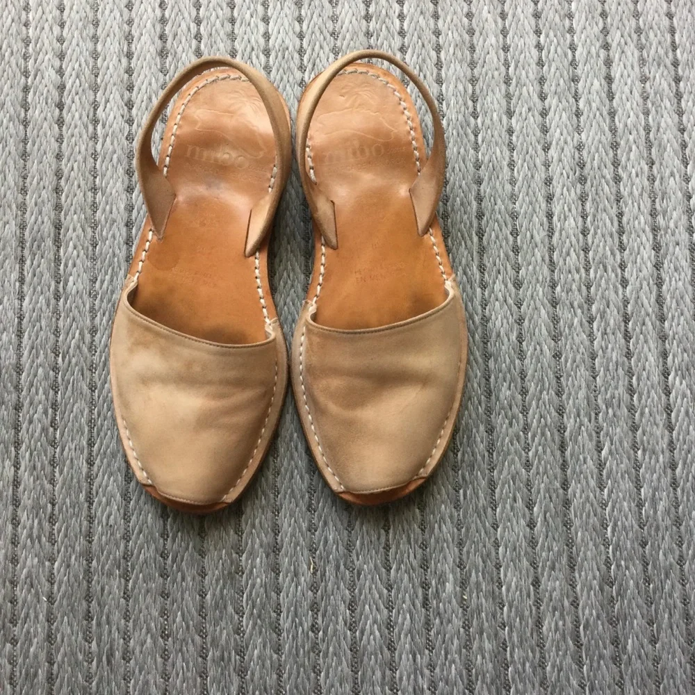 Mibo Avarca Blush Suede Sandals